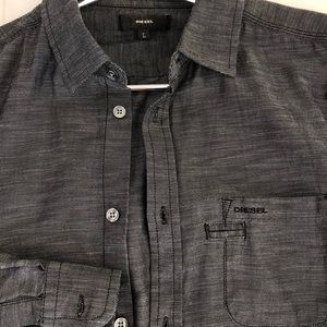 diesel s-chiomar woven shirt
